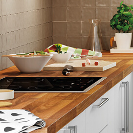 Solid wood kitchen worktops