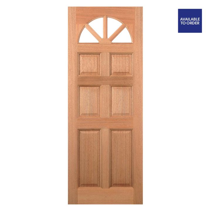 Carolina 6 Panel Hardwood Dowelled External Door 1981 x 838mm