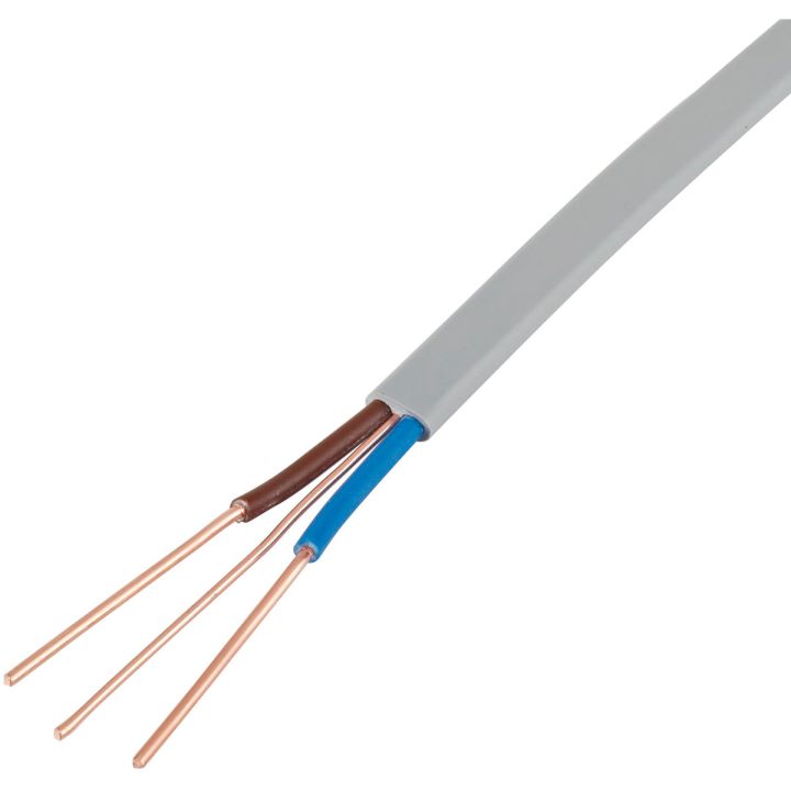 2.5mm Twin & Earth Cable Grey 10m