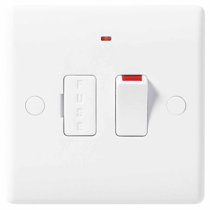 BG Nexus Moulded 13A Switched Fused Connection Unit With Neon