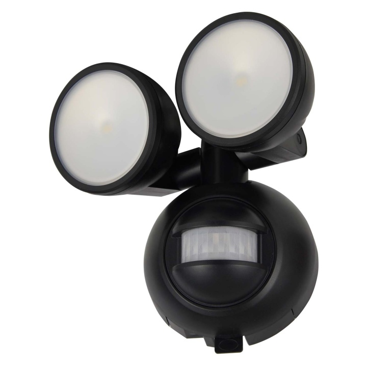Zinc Battery LED Twin Spot PIR Security Light IP44