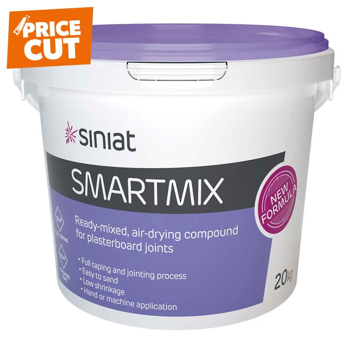 Siniat Smartmix Xtra Ready Mixed Joint Filler 20kg
