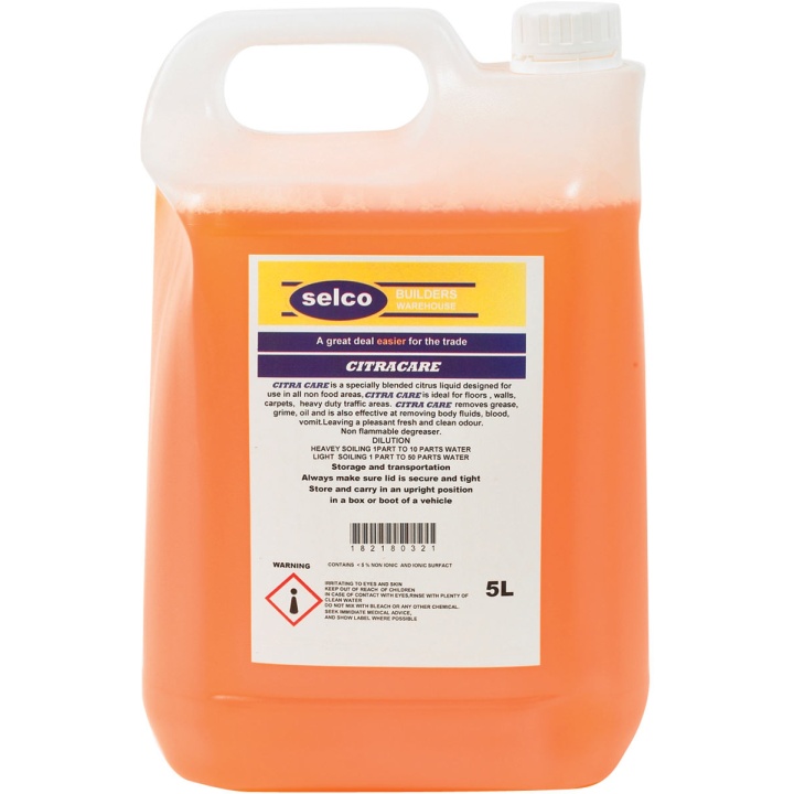 Solvent Free Citrus Multi Purpose Degreaser 5L