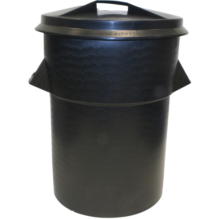 Heavy Duty Black Dustbin 94L