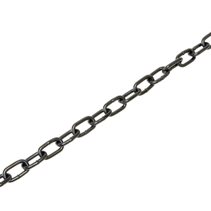 Short Link Steel Welded Chain Black 4mm x 19mm x 8mm x 2m