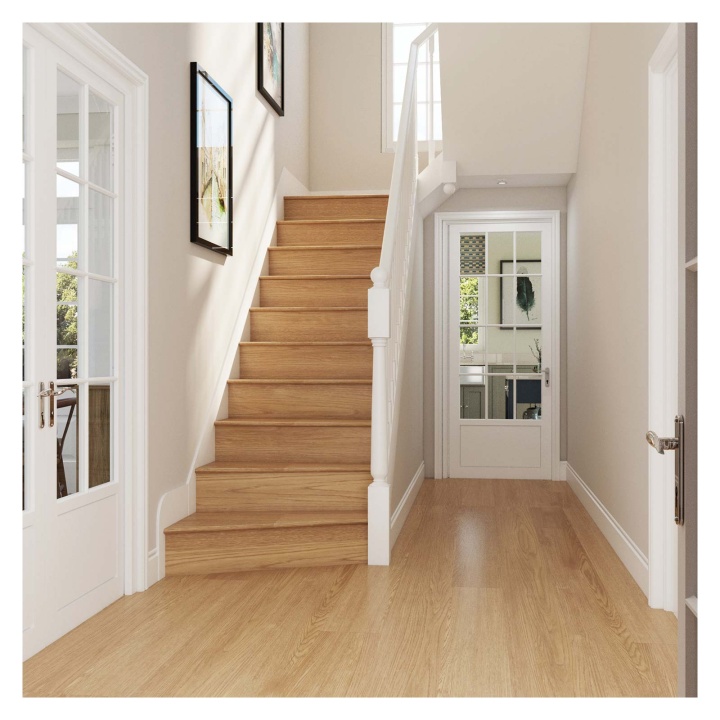 Kwikclad 2 Tread & Riser Stair Cladding Kit Tavolara Oak