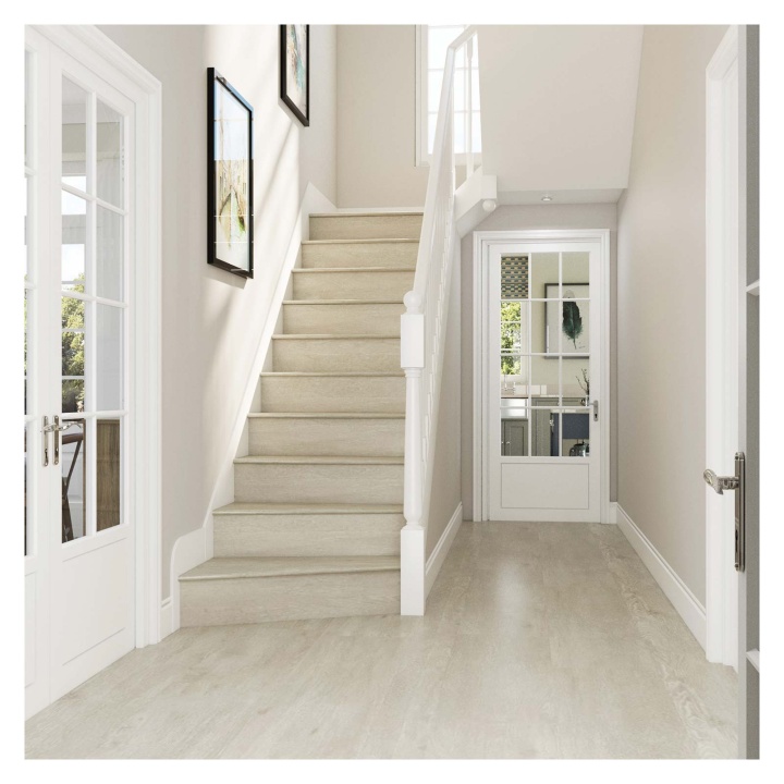 Kwikclad 2 Tread & Riser Stair Cladding Kit Bridgeport Oak Grey