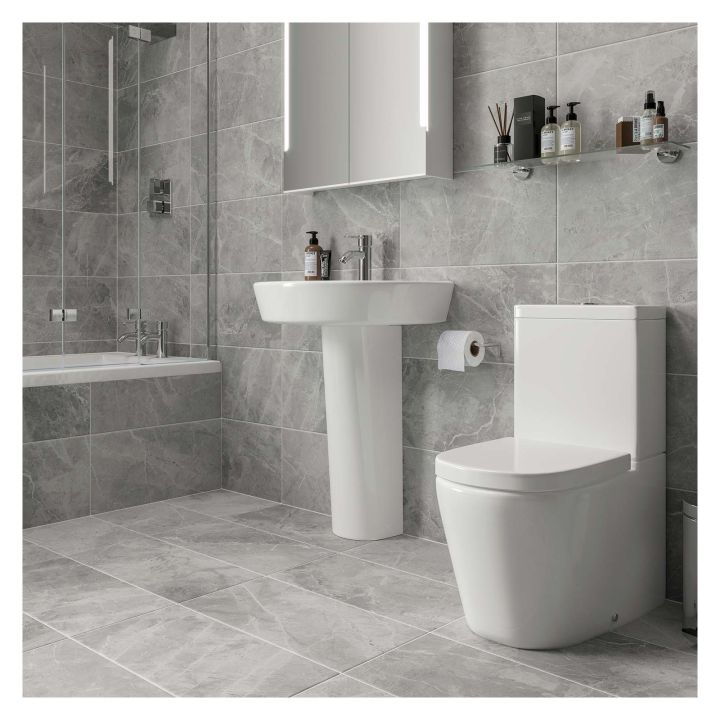 Regency Matt Grey Porcelain Floor & Wall Tile 300 x 600mm