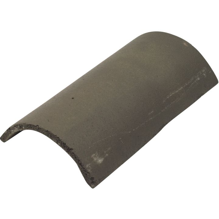 Half Round Concrete Ridge Tile Grey  