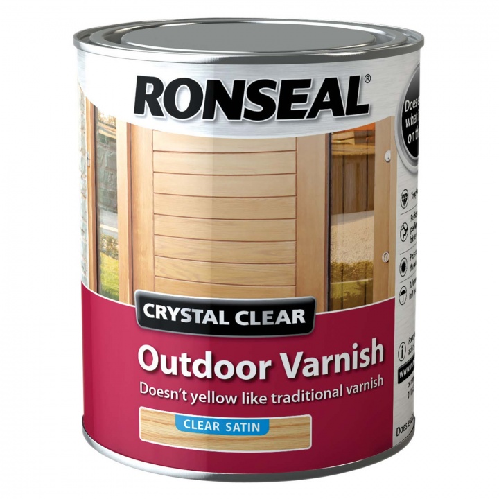 Ronseal Crystal Clear Outdoor Matt Varnish