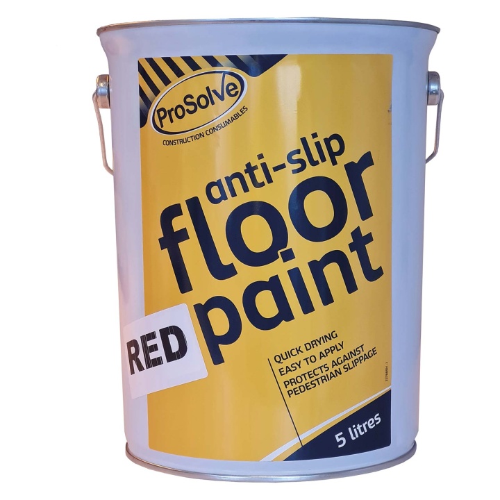 ProSolve Anti Slip Floor Paint Red 5L