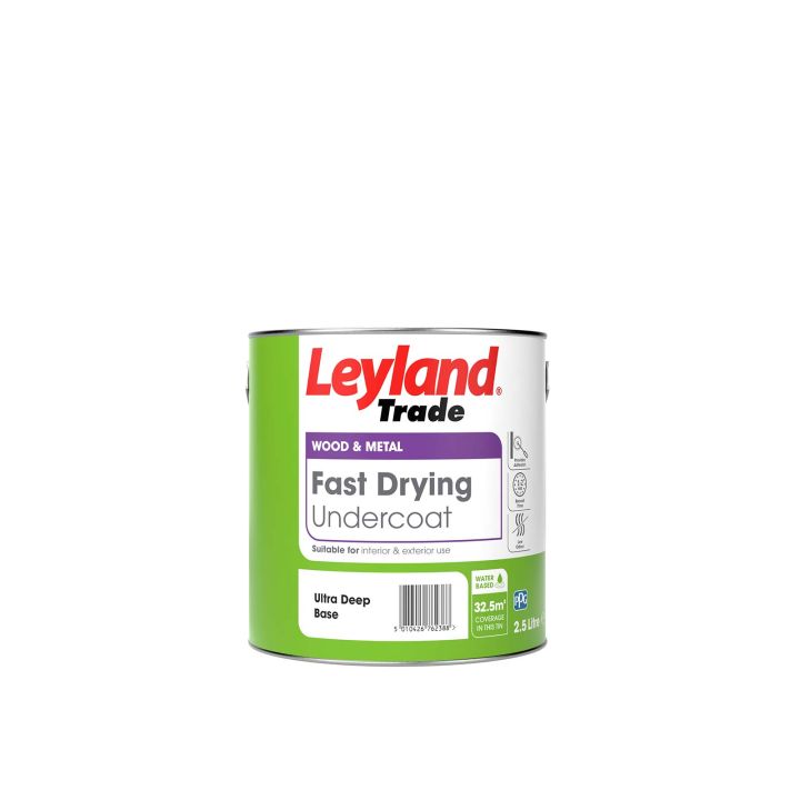 Leyland Fast Drying Undercoat Ultra Deep Colour Mixing Base 2.5L