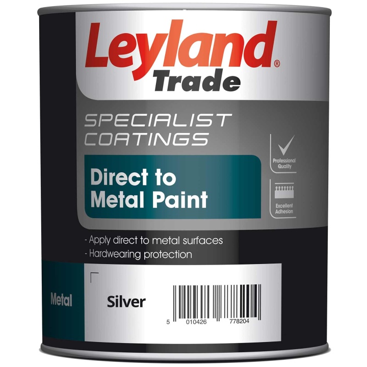 Leyland Smooth Metal Paint Silver 750ml