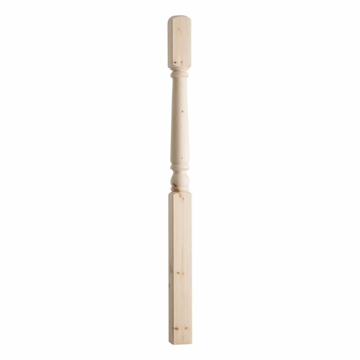Pine One Piece Stair Newel 230 x 1500mm