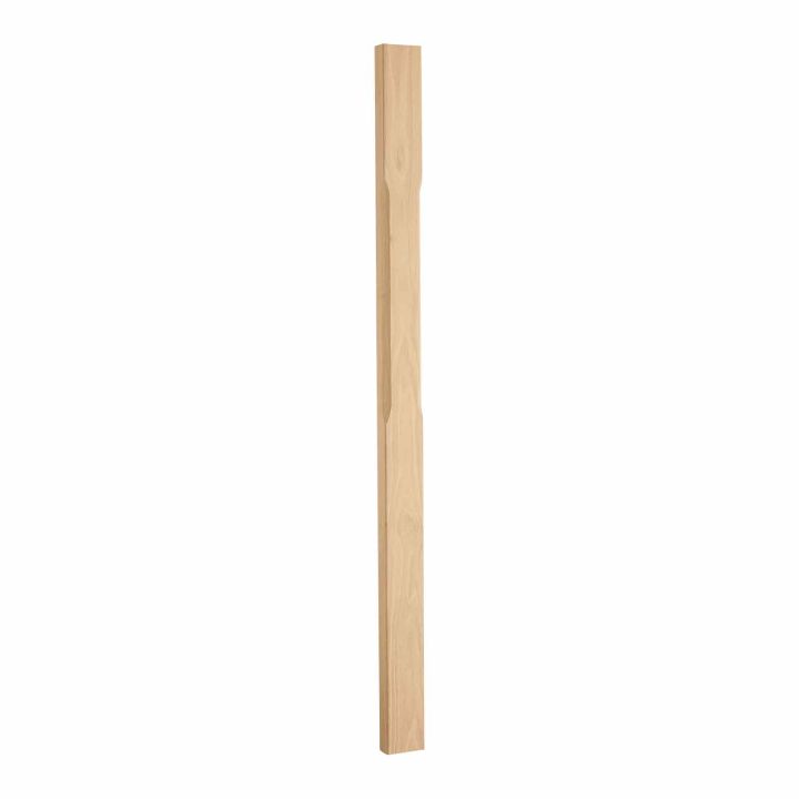 Oak Stop Chamfered Stair Half Newel 91 x 45 x 1500mm