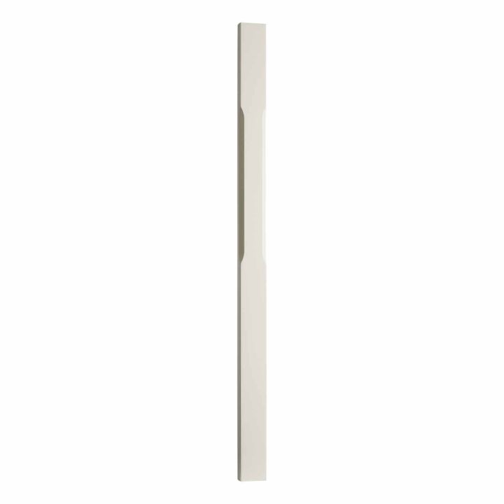 White Primed Stop Chamfered Stair Newel Half 91 x 45 x 1500mm