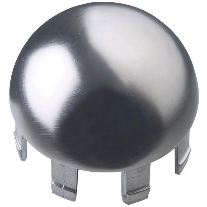 Rothley Handrail Domed End Cap Brushed Nickel Pack 2