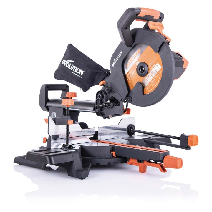 Evolution 255mm Sliding Compound Mitre Saw