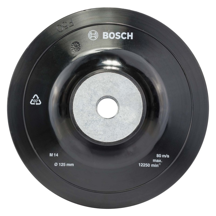 Rubber Backing Pad For 125mm Sanding Sheets