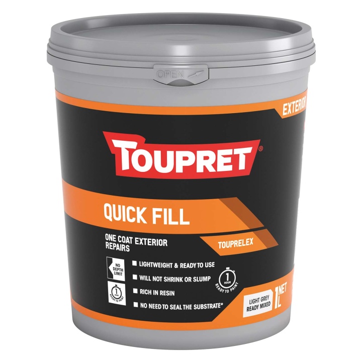 Toupret Exterior Quick Fill 1L