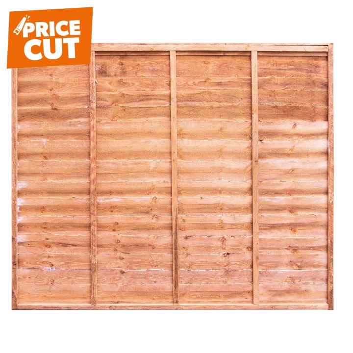  Lap Fence Panel 1829 x 1525mm (6' x 5') FSC®