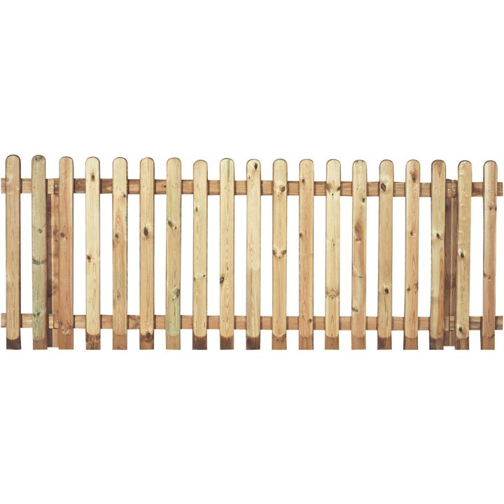 Wicket Fence Panel Rounded Top 1829 x 900mm (6' x 3') FSC®