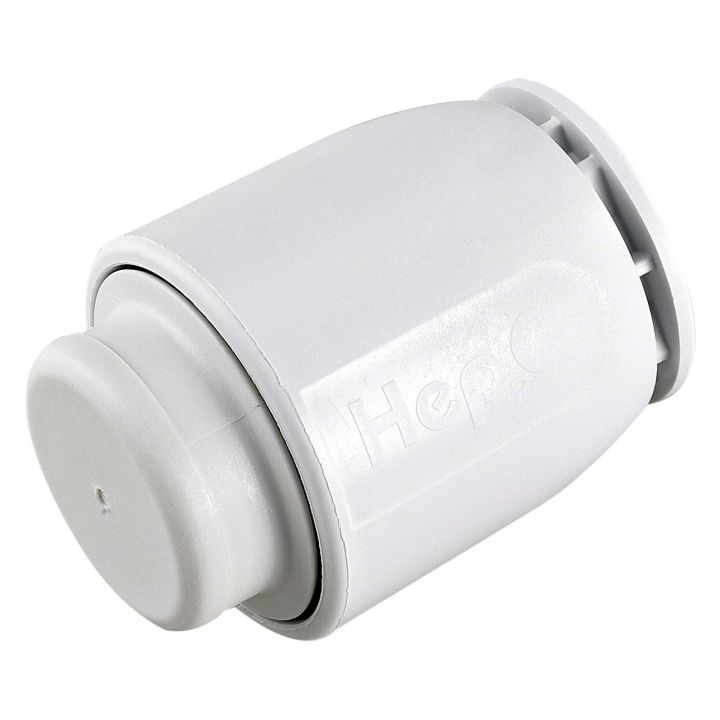 Hep2O Push-Fit Demountable Stop End Cap 15mm 