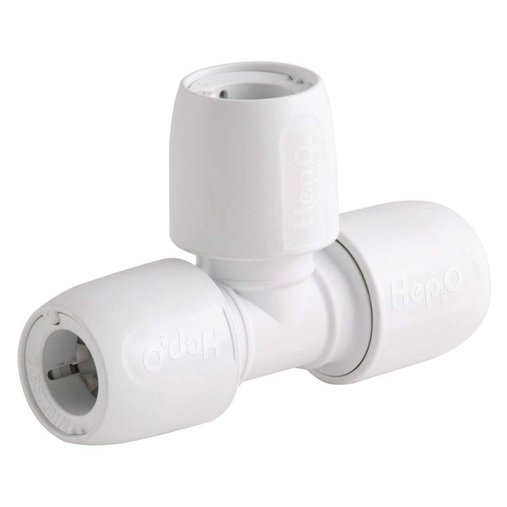 Hep2O Push-Fit Equal Tee 15mm Pack of 10 