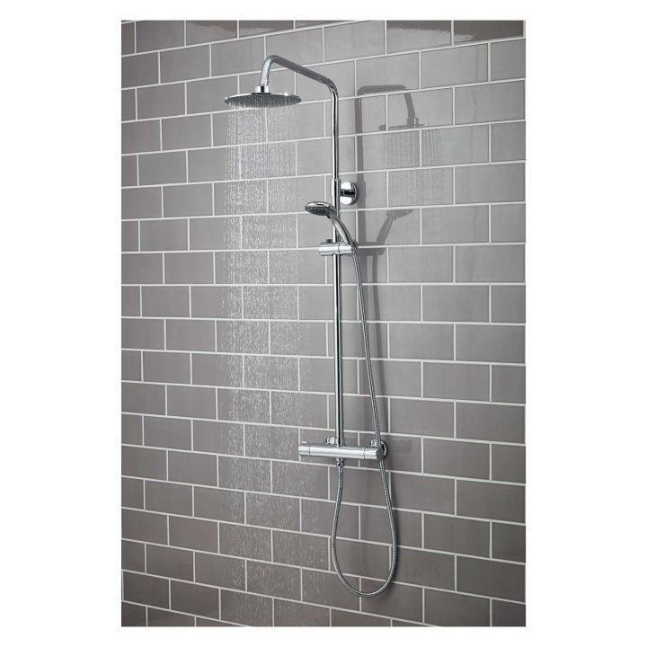 Sphere Thermostatic Bar Shower Mixer with Rigid Riser
