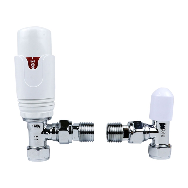 White 15mm Callisto 2 Angled TRV Twin Pack