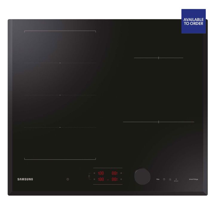 Samsung Series 6 60cm 4 Zone Slim Fit Induction Hob With Flex Zone Plus NZ64B6058KK 