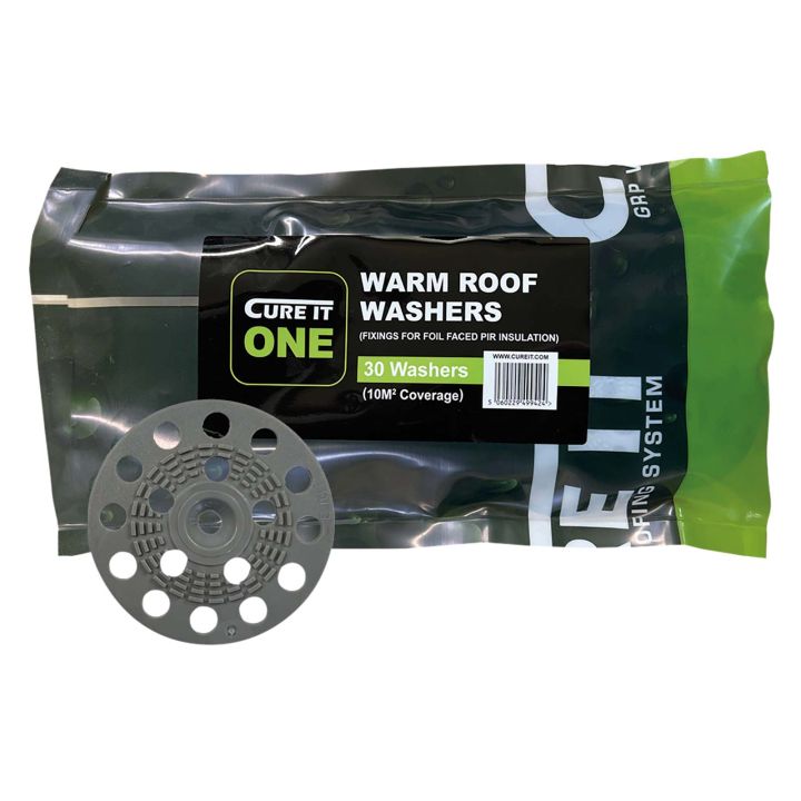 Cure It ONE Warm Roof Washers Pack of 30
