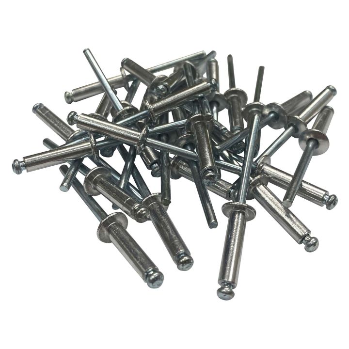 Eclipse 4mm Aluminium Rivets Medium Pack of 100