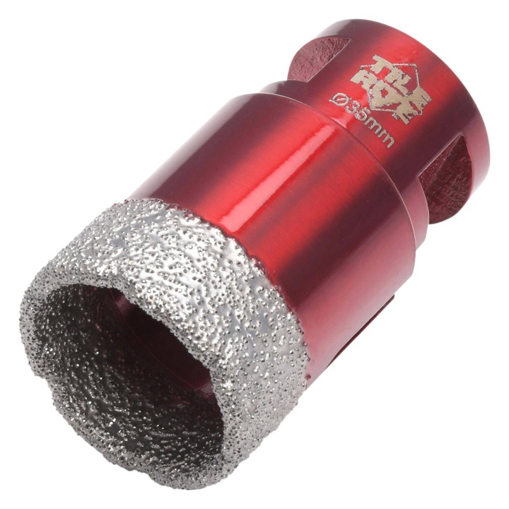 Tile Rite Diamond Brazed Hole Cutter For Porcelain Tiles 35mm x M14