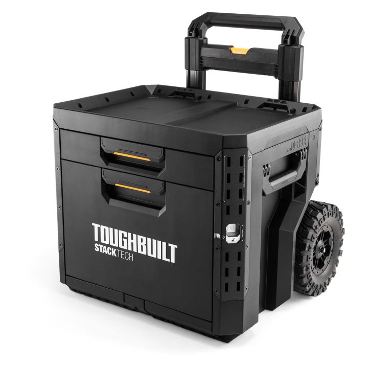 ToughBuilt StackTech 2-Drawer Rolling Locking Box