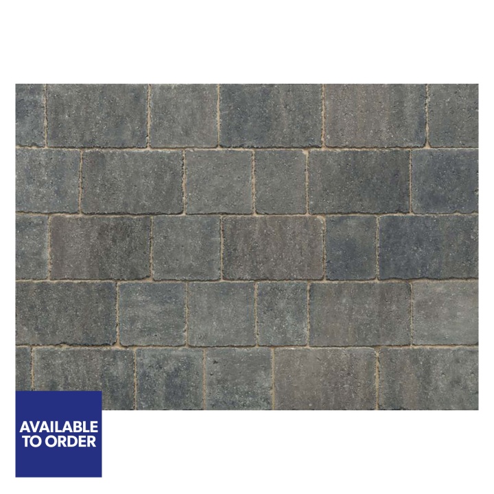 Stonemarket Trident® Paver Charcoal 240x160x50mm 10.91 m²