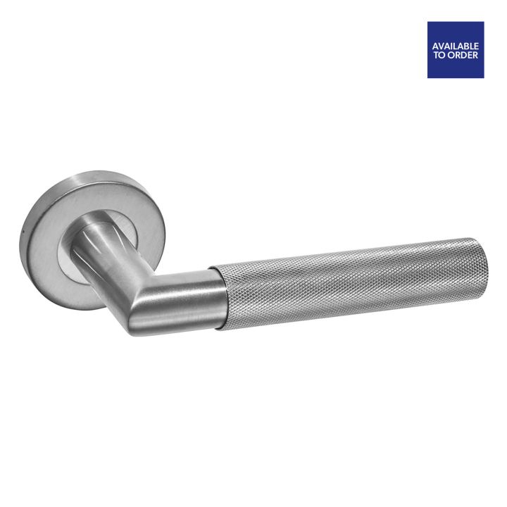 Zurich Satin Stainless Steel Privacy Door Handle Pack