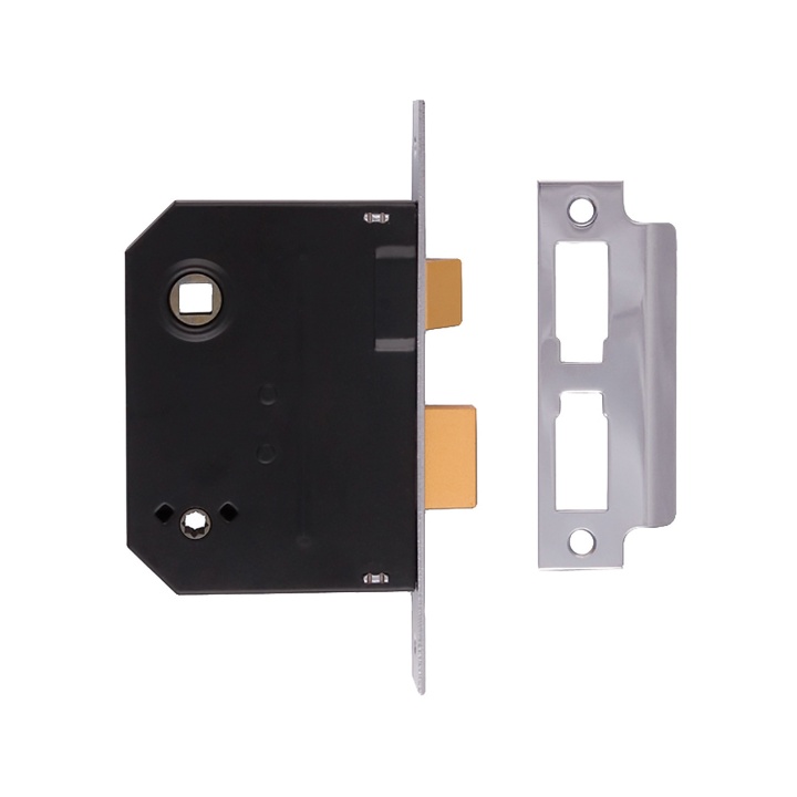 Union Y2294 Bathroom Mortice Lock Polished Brass 76mm