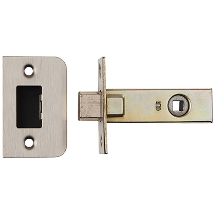 Dale Bathroom Mortice Deadbolt Satin Stainless Steel 65mm
