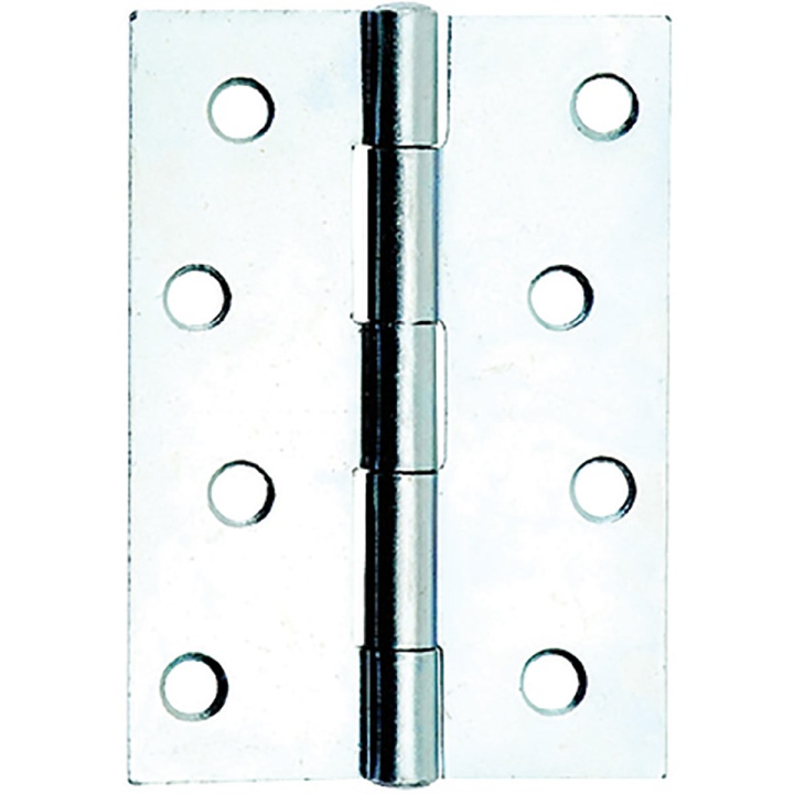 Butt Hinges 1838 Chrome Plated 100mm Pack 3