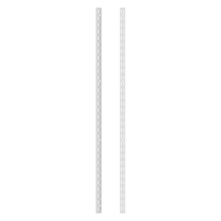 Twin Slot Shelving Upright White