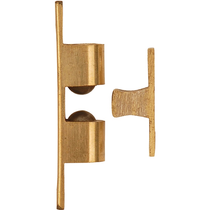 Double Ball Catch Brass 42mm
