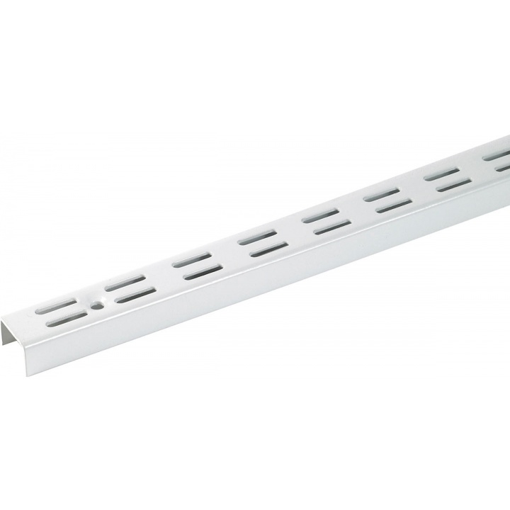 White Twinslot Shelving Upright