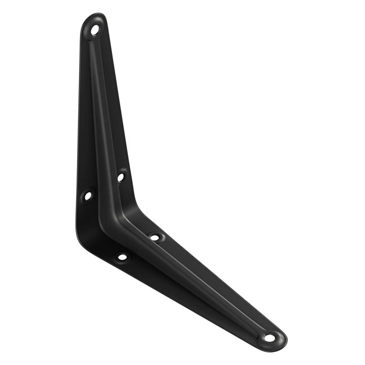 London Matt Black Shelf Bracket 100 x 125mm