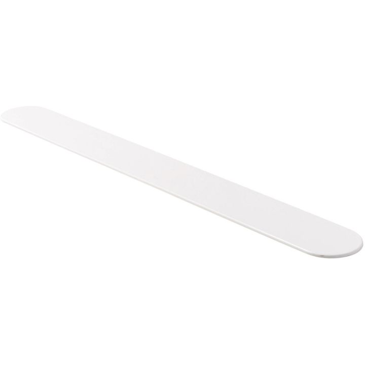300mm Hockey Board End Moulding White
