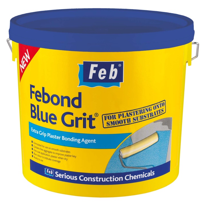 Febond Blue Grit Plaster Bonding Agent 10L