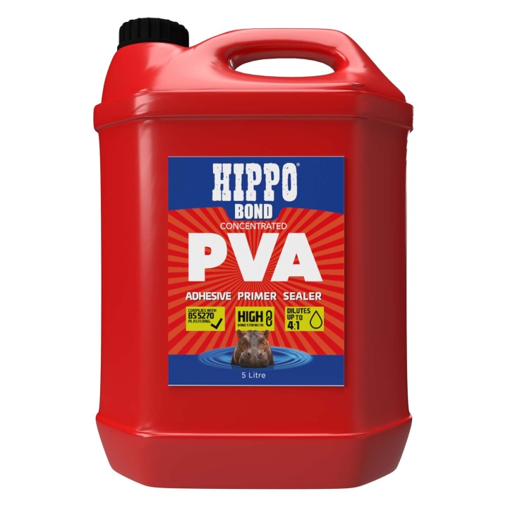 Hippo PVA Adhesive, Primer & Sealer 5L