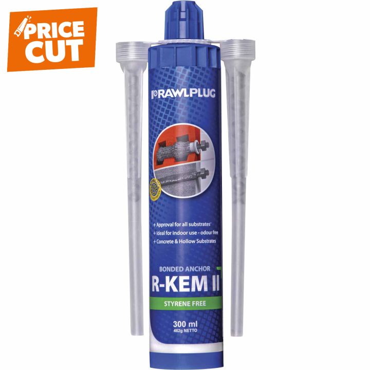 Rawlplug R-Kem Chemical Anchor & Nozzle 300ml