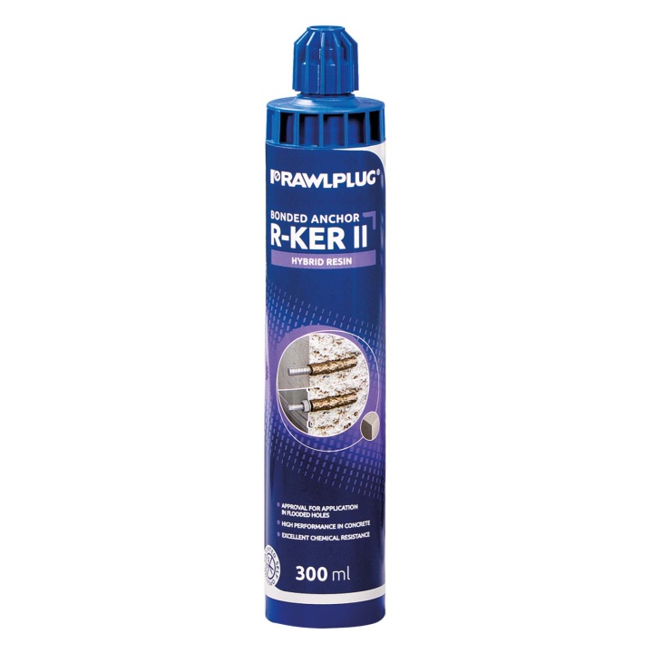 Rawlplug Hybrid Chemical Anchor & 2 Nozzles 300ml
