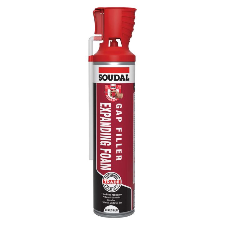 Soudal Genius Gun Gap Filling Expanding Foam 600ml